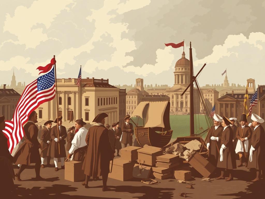     How tariffs triggered the American Revolution. Political language: taxation, representation, and rights