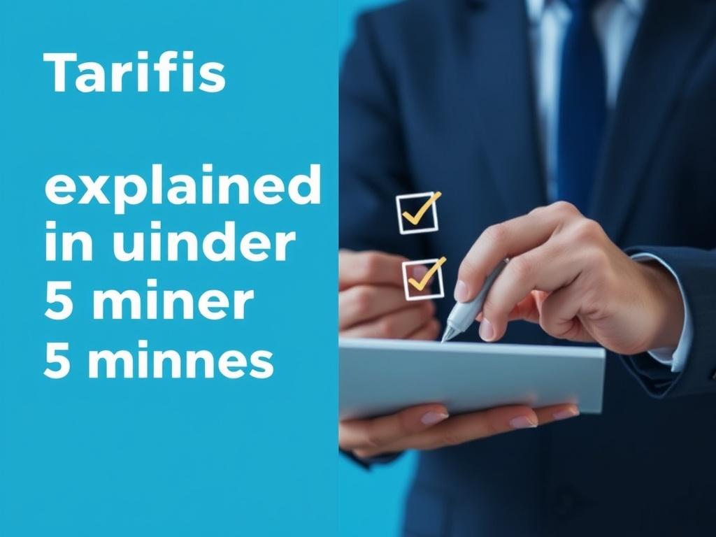     Tariffs explained in under 5 minutes. Short checklist for analyzing a tariff change