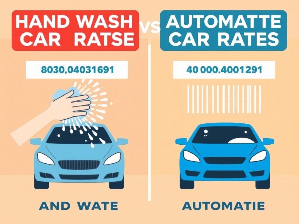 Tarifas de lavado de coches a mano vs. automático. Casos reales: dos ejemplos ilustrativos