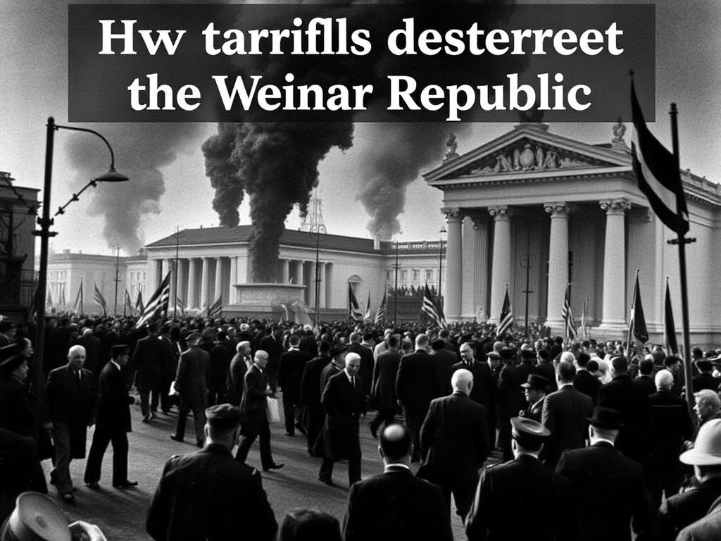     How tariffs destroyed the Weimar Republic. Common misunderstandings and clarifications