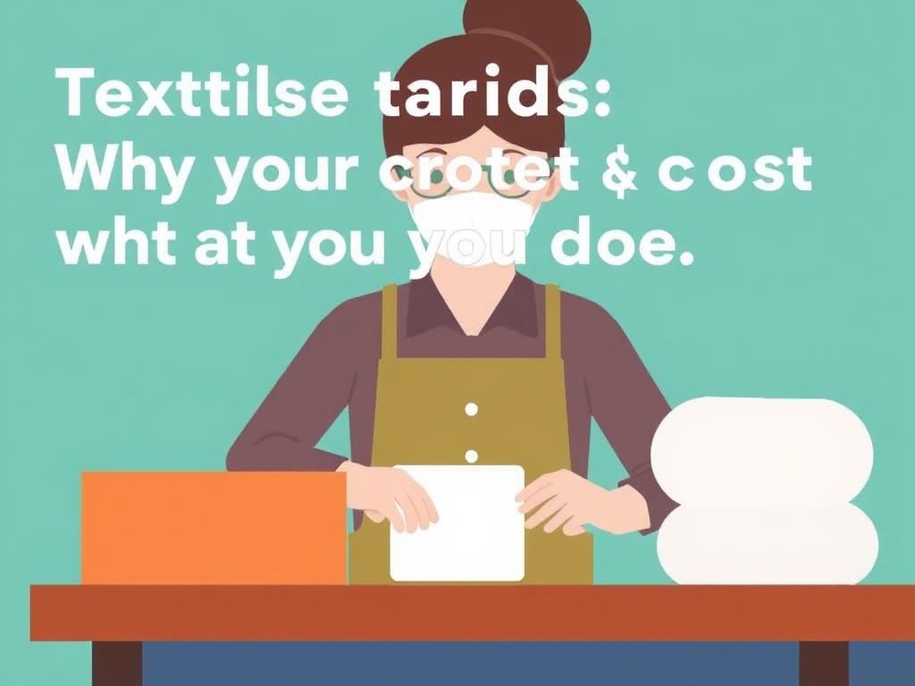     Textile tariffs: Why your clothes cost what they do. Costs beyond tariffs: labor, logistics, compliance, and sustainability