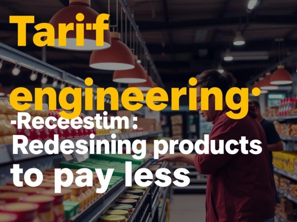     Tariff engineering: Redesigning products to pay less. Practical tips for small and medium enterprises (SMEs)