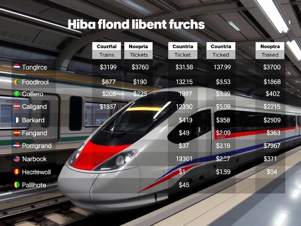 Tarifas de trenes de alta velocidad. Comparativa internacional: cuánto cuestan los billetes en distintos países