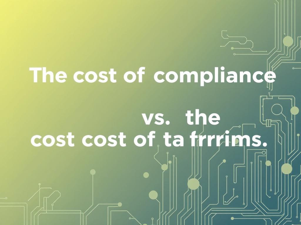     The cost of compliance vs. the cost of tariffs. Case study: GDPR and technology firms