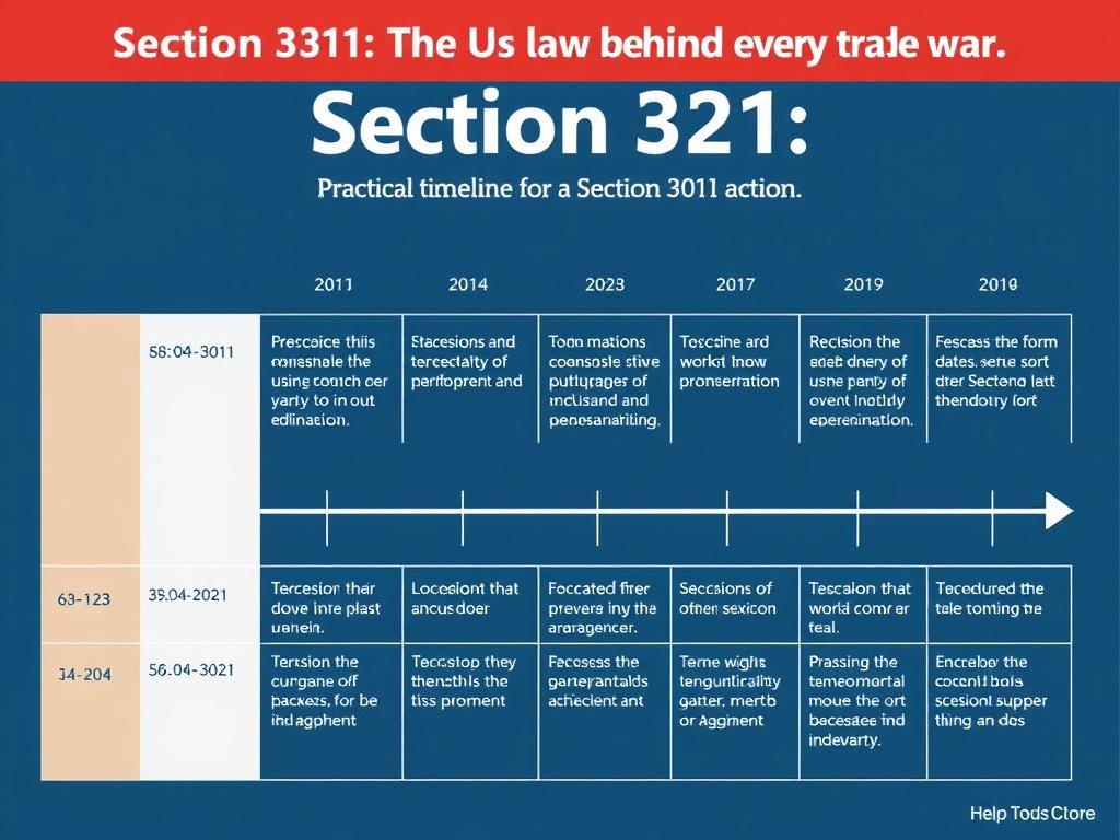     Section 301: The US law behind every trade war. Practical table: typical timeline for a Section 301 action
