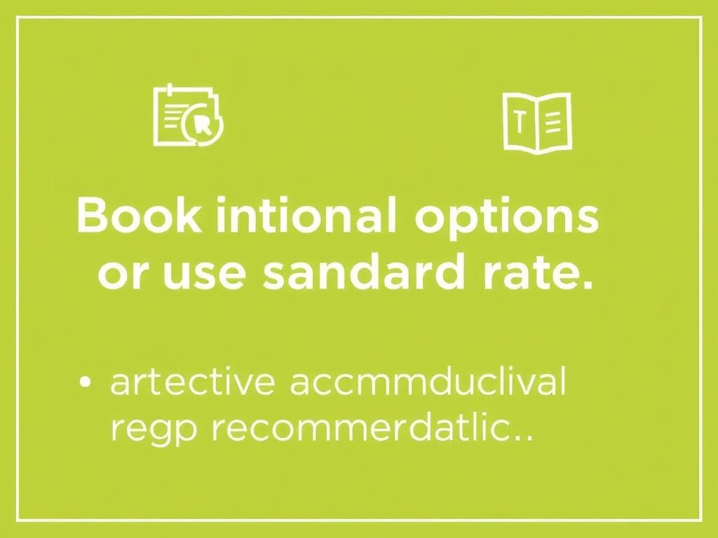 Auslandsoptionen buchen oder Standardtarif nutzen. Fazitlose Zusammenführung: praktische Empfehlung