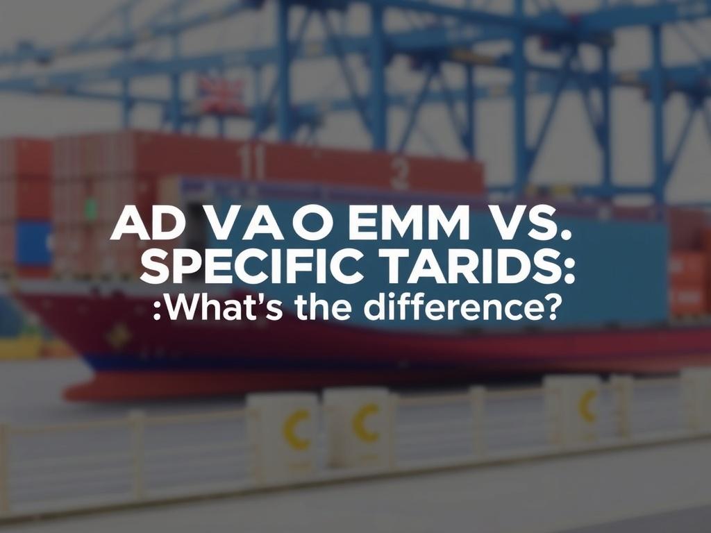     Ad valorem vs. specific tariffs: What's the difference?. Practical advice for importers and exporters