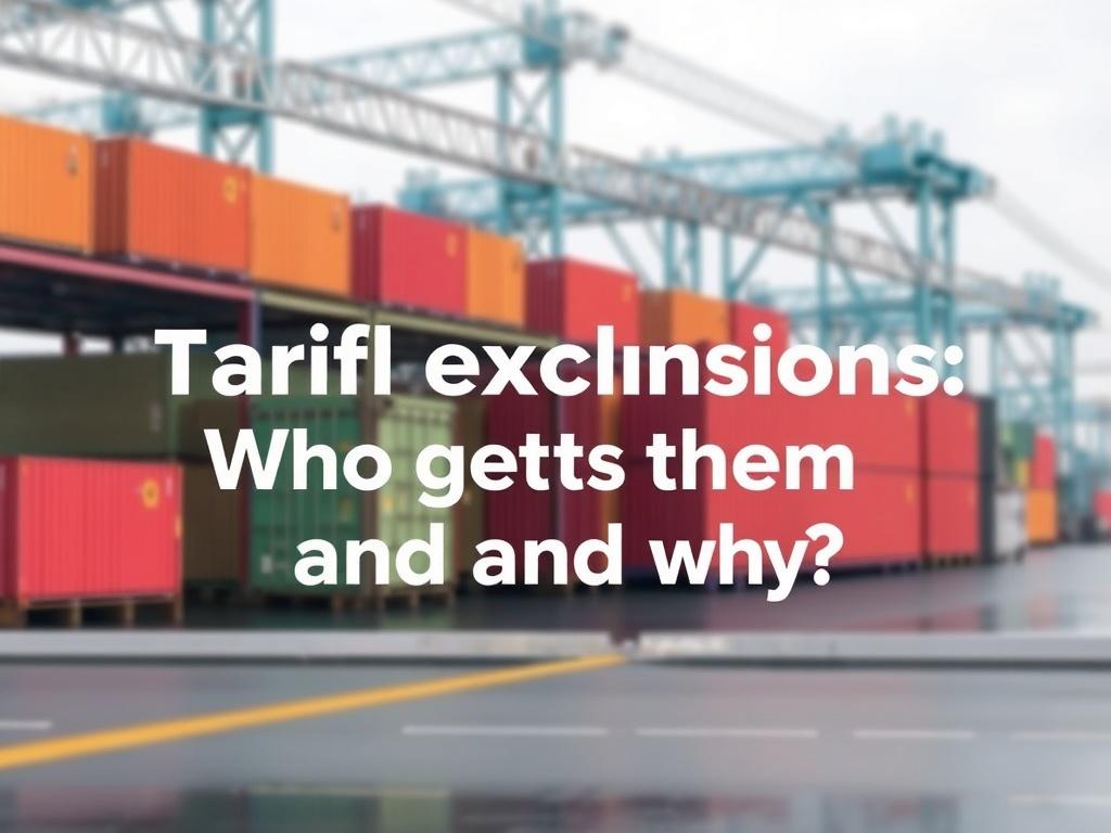     Tariff exclusions: Who gets them and why. Practical next steps for readers