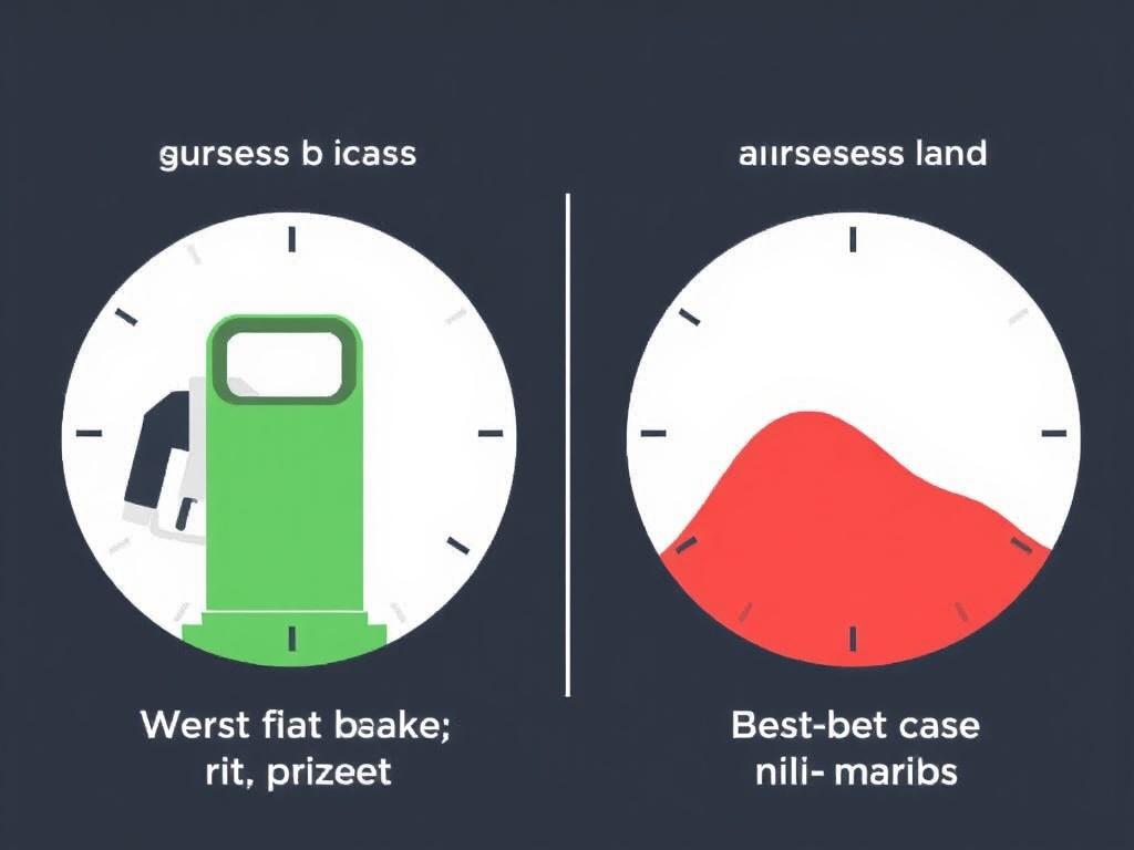 Gaspreisbremse auslaufen lassen oder wechseln?. Risikoabschätzung: Worst-Case- und Best-Case-Szenarien