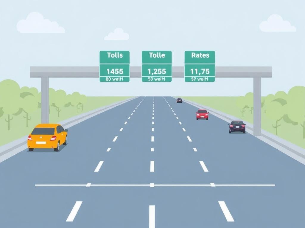Tarifas de peaje por peso de vehículo. Ejemplo numérico de planificación de ruta