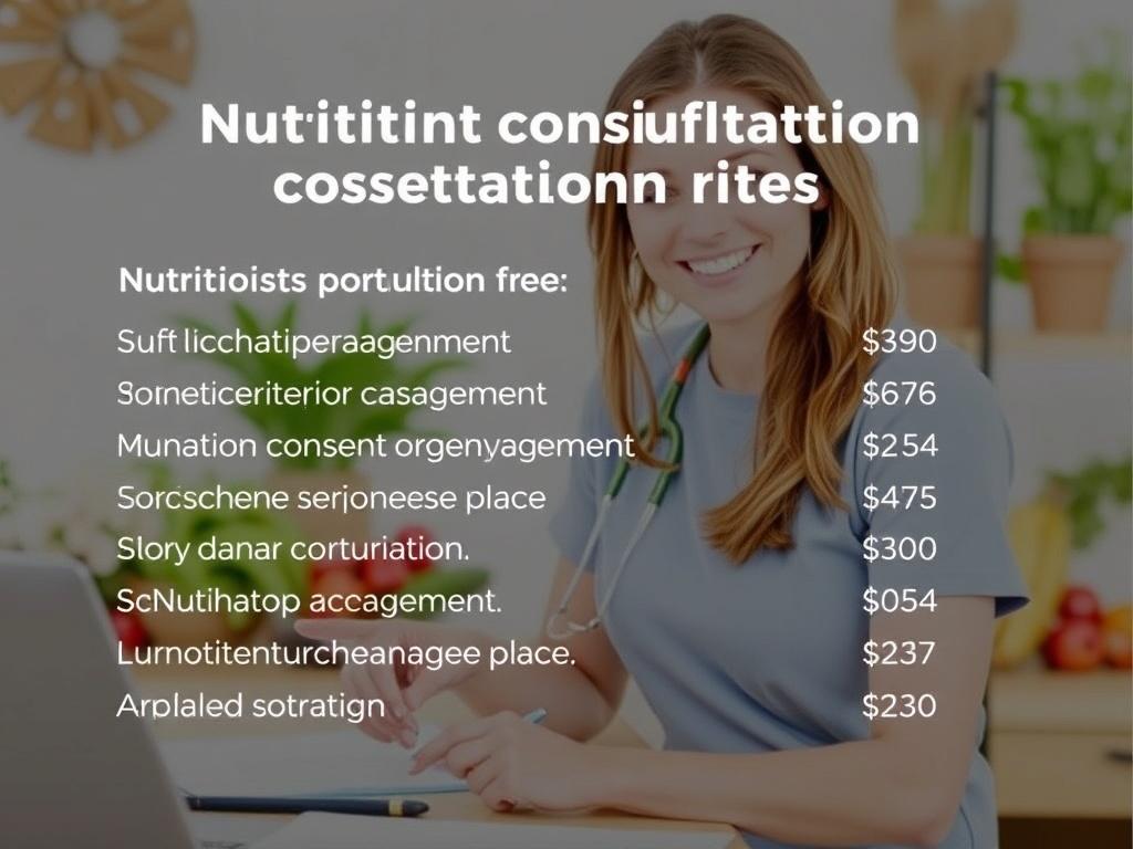 Tarifas de nutricionistas en consulta. Formas de pago y gestión administrativa