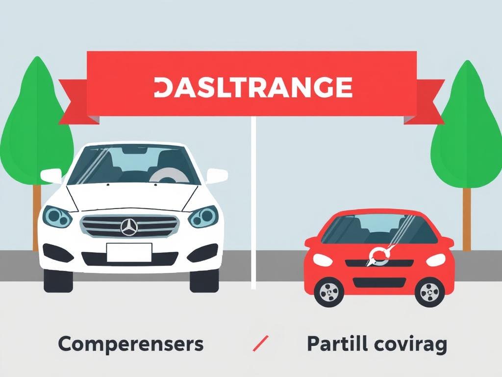 Kfz-Versicherungstarife: Vollkasko vs. Teilkasko. Auswirkungen eines Schadens auf die Beiträge