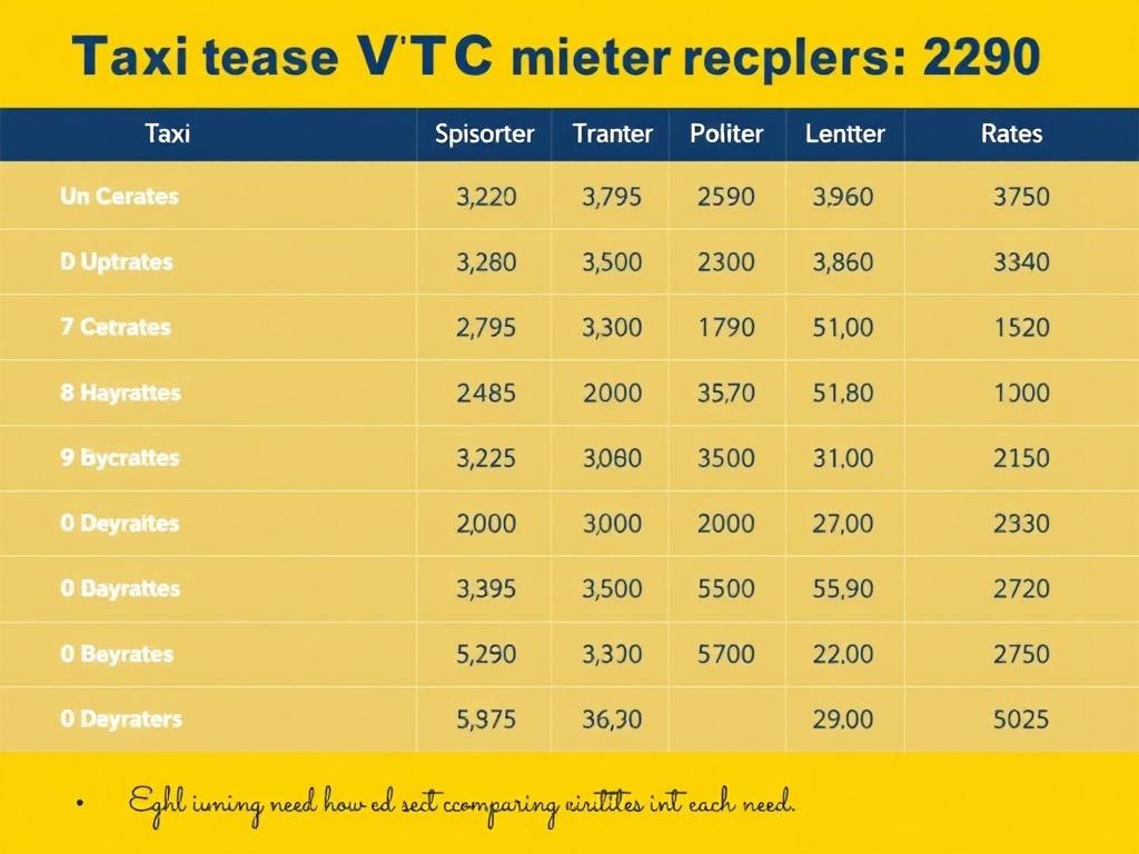 Tarifas de taxis y VTC por kilómetro. Resumen útil: cómo elegir según cada necesidad Tarifas de taxis y VTC por kilómetro. Resumen útil: cómo elegir según cada necesidad