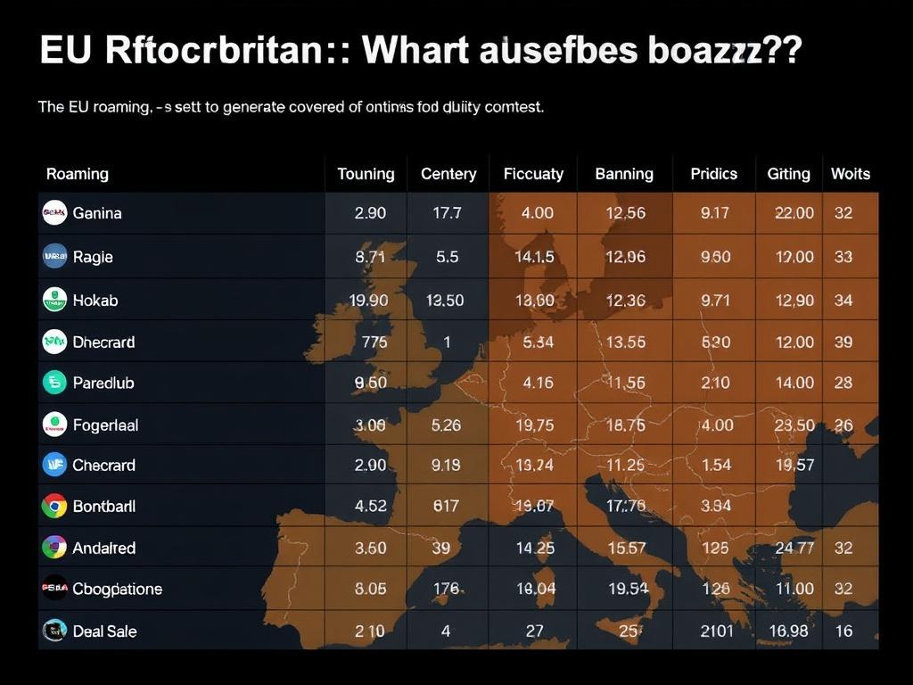 EU-Roaming: Was ist noch kostenlos im Ausland?. Übersichtstabelle: Was in der Regel gedeckt ist