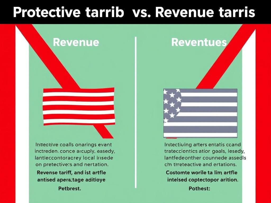     Protective tariffs vs. revenue tariffs: Two完全不同 goals. Historical case studies: how motives drove policy