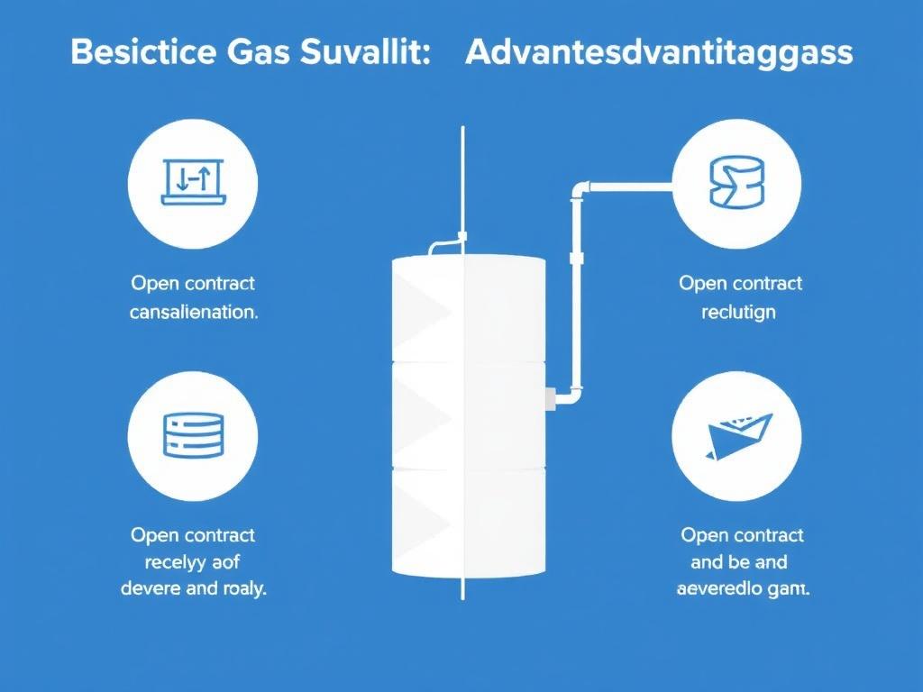 Grundversorgung Gas: Vor- und Nachteile. Gegenüberstellung: Standardversorgung vs. freier Vertrag