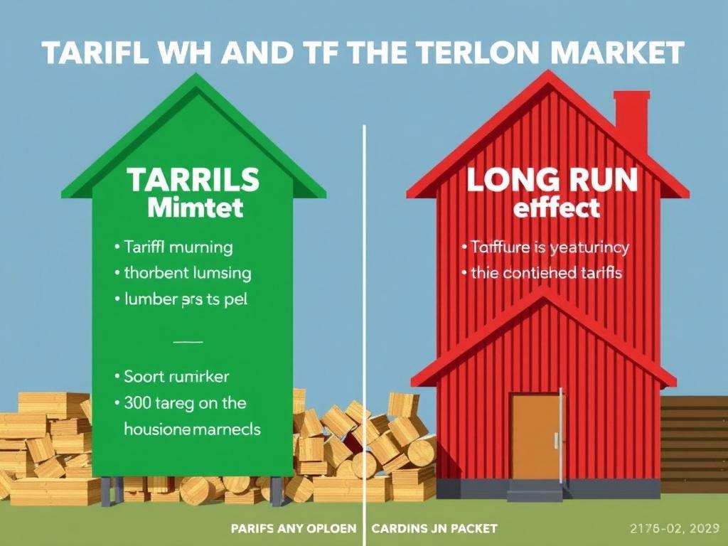    Tariffs on lumber and the housing market. Short-run vs. long-run effects on the housing market