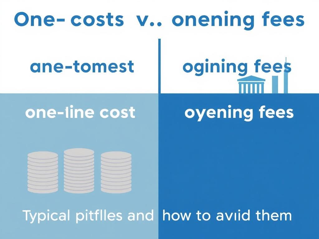 Einmalige Kosten vs. laufende Gebühren. Typische Fallstricke und wie man sie vermeidet