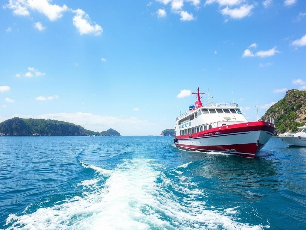 Tarifas de ferry entre islas. Servicios opcionales y costes añadidos