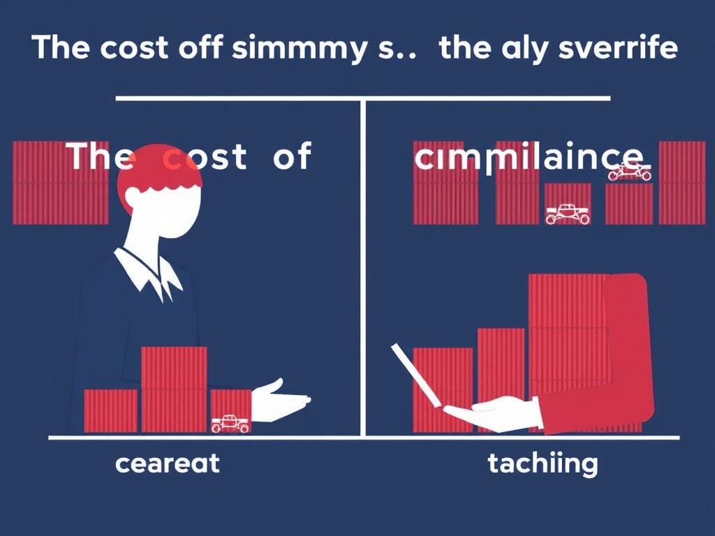     The cost of compliance vs. the cost of tariffs. Negotiating with suppliers and customers