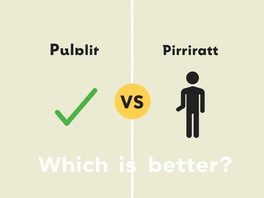 Öffentliche vs. private Tarife: Was ist besser?. Welche persönlichen Faktoren sind entscheidend?