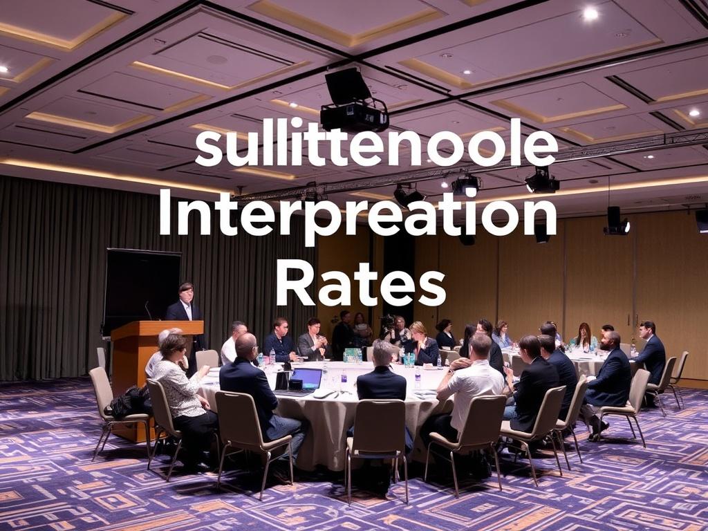 Tarifas de interpretación simultánea. Equipamiento y logística: partidas que casi siempre aparecen